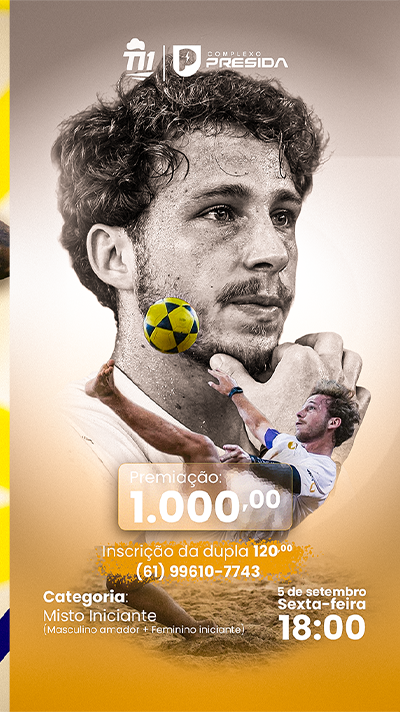 Premiação 1.000 — misto iniciante